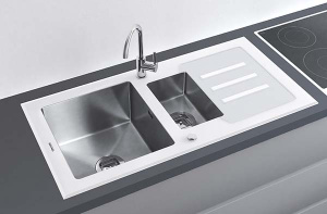Кухонная мойка Tolero Ceramic Glass TG-920 K