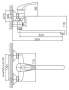 Смеситель для ванны Cron CN2103-2