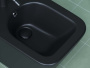 Подвесное биде CeramicaNova Metric CN3008MB с донным клапаном