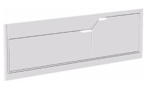 Лицевой экран для ванны Belux Неаполь К 1500 / К 1600 / К 1700, 150, белый