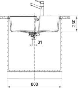 Кухонная мойка Franke Urban UBG 610-72, 78х50, черный матовый