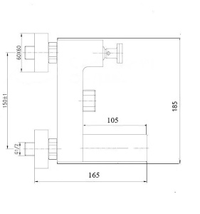 Смеситель для ванны Wisent W73125
