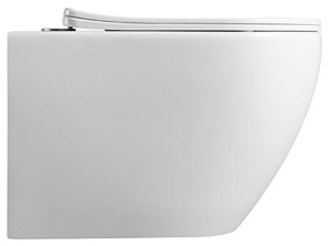 Подвесной унитаз CeramaLux CL 2196-1 безободковый (с крышкой SoftClose)
