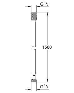 Душевой шланг Grohe Silverflex 28364000
