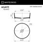 Умывальник Whitecross Agate RAL матовый Solid Surface