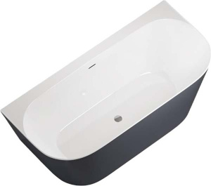 Акриловая ванна Allen Brau Priority 3 2.31003.20/AM / 2.31003.21/AM, 170х78, белый матовый, антрацит