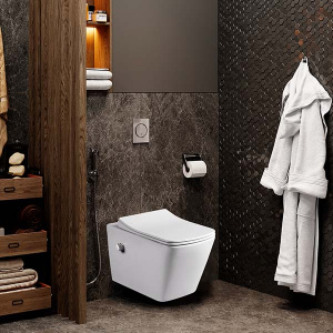 Подвесной унитаз Amore di Mare Garda Bidet P310-X с функцией биде