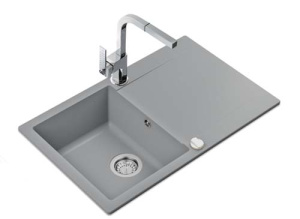 Кухонная мойка TEKA CLIVO 45 B-TQ, 78х50, алюминий