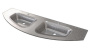Умывальник Caprigo Legato 155 OW15-3020-SILVER