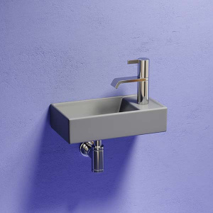 Умывальник CeramicaNova Element CN6051LMH / CN6051RMH, 40х22 L, антрацит матовый