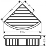 Полка Hansgrohe Logis Universal 41710000