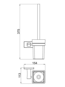 Ершик для унитаза Gappo G0710-3