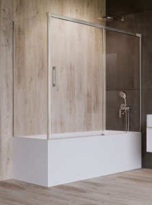 Душевая шторка на ванну Radaway Idea PN DWJ+S, 140х150, прозрачный