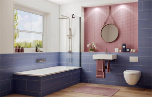 Душевая шторка на ванну Ambassador Bath Screens 16041206 / 16041207, 70х140, прозрачный