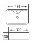 Умывальник Roxen Lex 570185