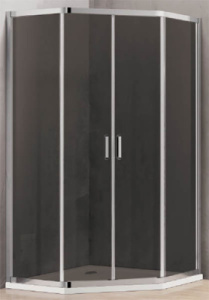 Душевой уголок Adema GLASS line penta тонированный, 90х90, тонированный