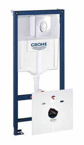 Комплект инсталляции Grohe Rapid SL 38750001 с подвесным унитазом Lavinia Boho One Rimless