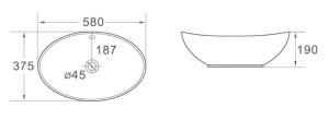 Умывальник SantiLine SL-1021