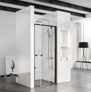 Душевая дверь Ravak Pivot PDOP1 / PDOP2 профиль черный, 90х190, Transparent