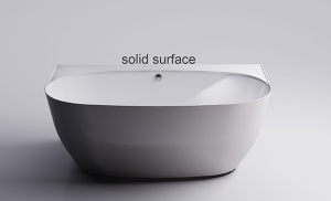 Ванна из искусственного камня Astra-form Атрия Solid пристеночная цветная, 170х85