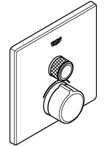 Смеситель встраиваемый Grohe SmartControl 29147000 (1 функция)