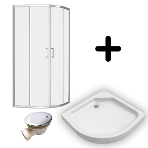 Душевой уголок Aquabath Atlas AB-01S-900-2170 / AB-01S-1000-2170, 90х90, прозрачный
