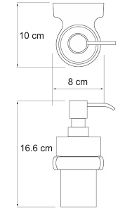 Дозатор для жидкого мыла Wasserkraft Berkel K-6899