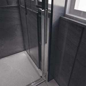 Душевая дверь Veconi Premium Trento PTD-30CH, 120х200, прозрачный