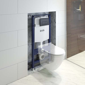 Система инсталляции для унитаза Iddis Optima Home OPH00MBi32K с клавишей смыва