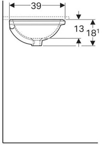 Умывальник Geberit VariForm 500.749.01.2