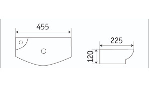 Умывальник CeramaLux 7946R