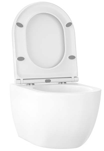 Подвесной унитаз Wellsee Chalice Perfection RimFree 182607001 / 182608001, белый глянцевый