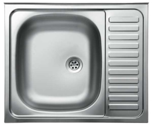 Кухонная мойка Kromrus S 416 RUS / S 417 RUS, 60х50/матовый