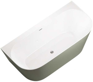 Акриловая ванна Allen Brau Priority 3 2.31003.20/CGM / 2.31003.21/CGM, 170х78, белый матовый, цементно-серый