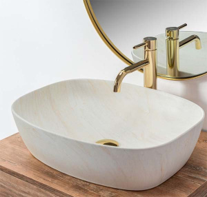 Умывальник Rea Freja Ivory U9154