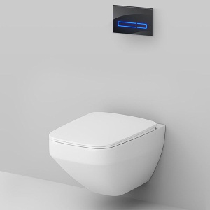 Комплект инсталляции AM.PM Pro IS450A38.50A1700 с кнопкой Touchless Pro и подвесным унитазом Inspire V2.0 FlashClean