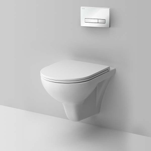 Комплект инсталляции AM.PM Start IS30201.901700 с кнопкой Start S и подвесным унитазом Gem FlashClean