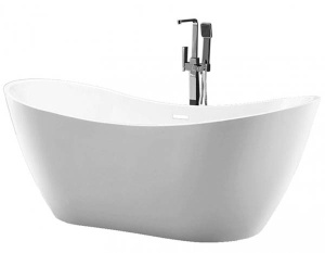 Акриловая ванна Calani Lotus White