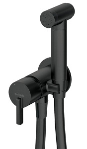 Смеситель встраиваемый Deante Silia Nero BQS N34M с гигиеническим душем