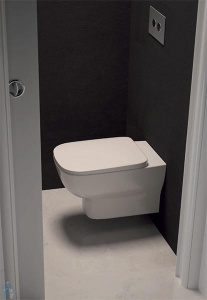 Подвесной унитаз Ideal Standard Esedra Aquablade T386001 безободковый