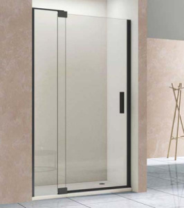 Душевая дверь Vincea Extra VDP-1E прозрачная профиль черный, 100х200, прозрачный