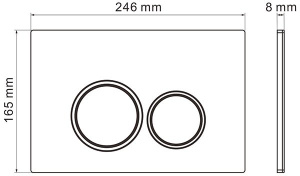 Комплект инсталляции 6 в 1 Roxen StounFix Dual Fresh 979009 с аромадозатором, хром глянец