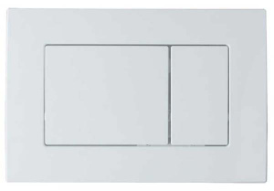 Комплект инсталляции Berges Atom Line 410 с белой кнопкой и подвесным унитазом Calani Russel Slim CAL-C0001