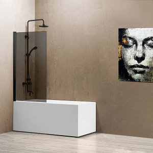Душевая шторка на ванну Vincea VSB-11800CGB, 80х140, тонированный