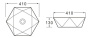 Умывальник BelBagno BB1344A