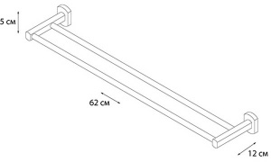 Держатель для полотенец Fixsen Coral GR-7002