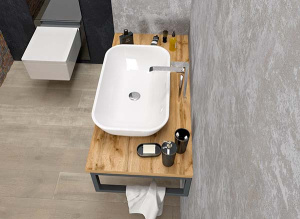 Столешница 1Marka Grunge Loft дуб вотан 80 без кронштейнов