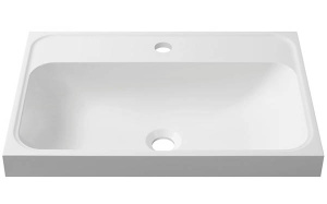 Умывальник Belux Бостон 600 белый матовый Solid Surface