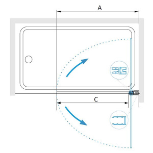 Душевая шторка на ванну RGW SC-109B