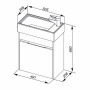 Умывальник Sanovit Top Counter 50 7045-KL